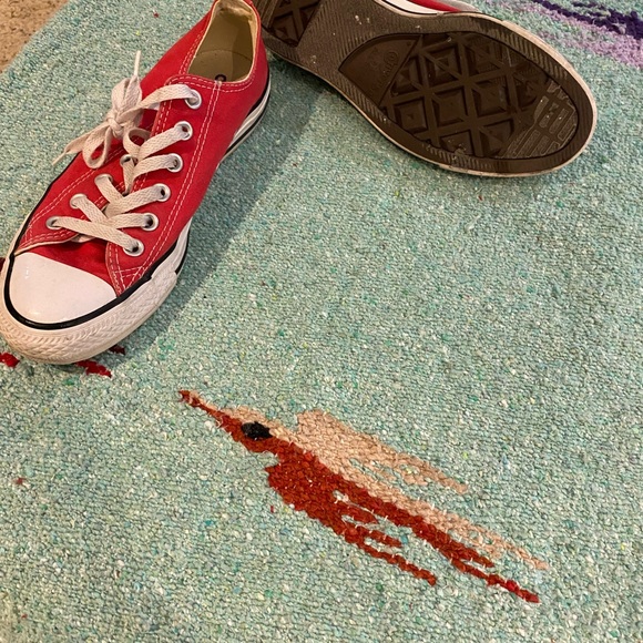 Converse Red and White Converse - Picture 4 of 6